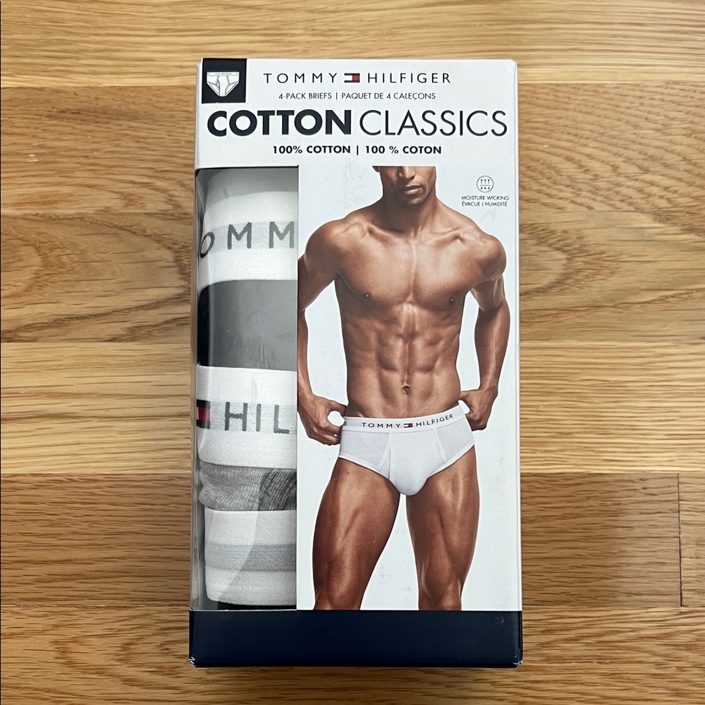Tommy Hilfiger Men's Cotton Classics Briefs - White